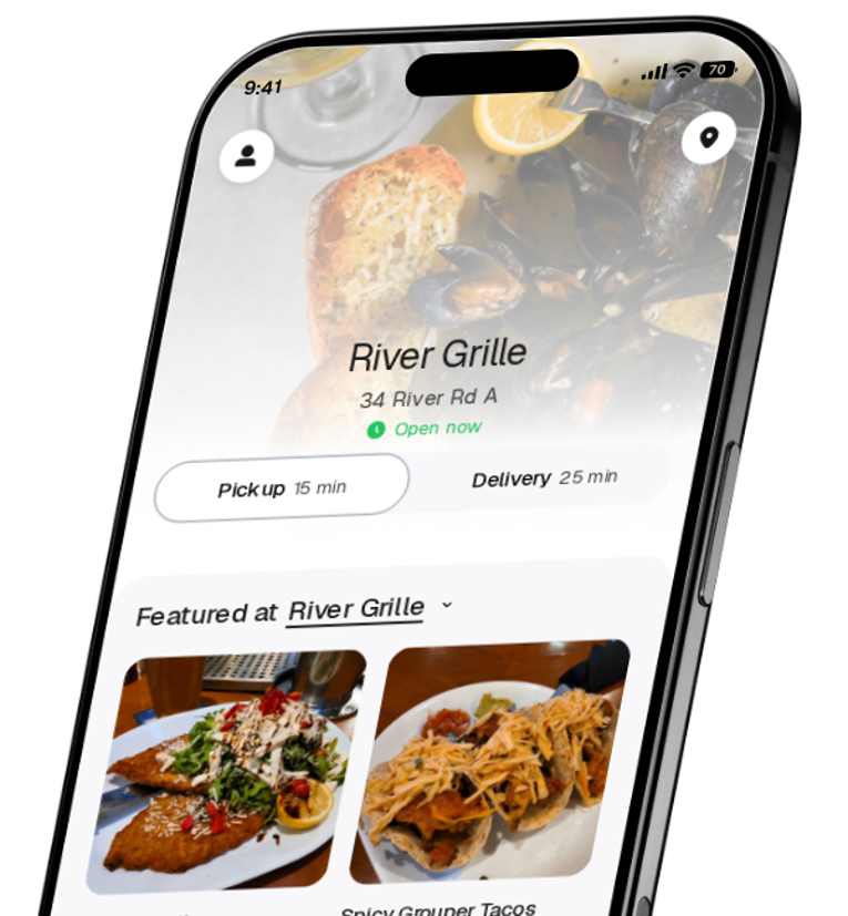River Grille app preview