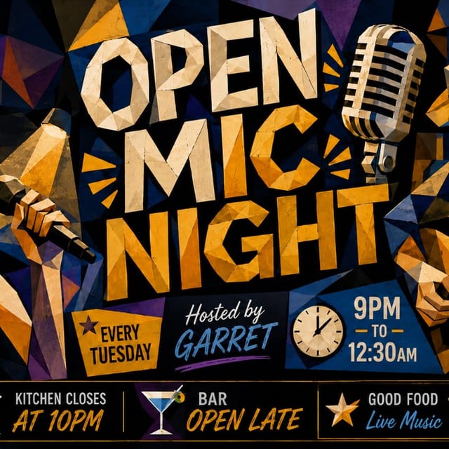 Open Mic hosted by Garrett