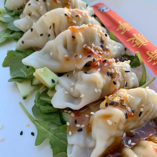 Chicken Lemongrass Dumplings.