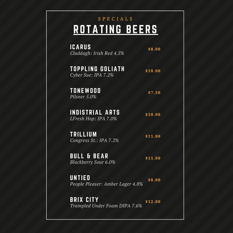 ✨On Tap & On Plate✨