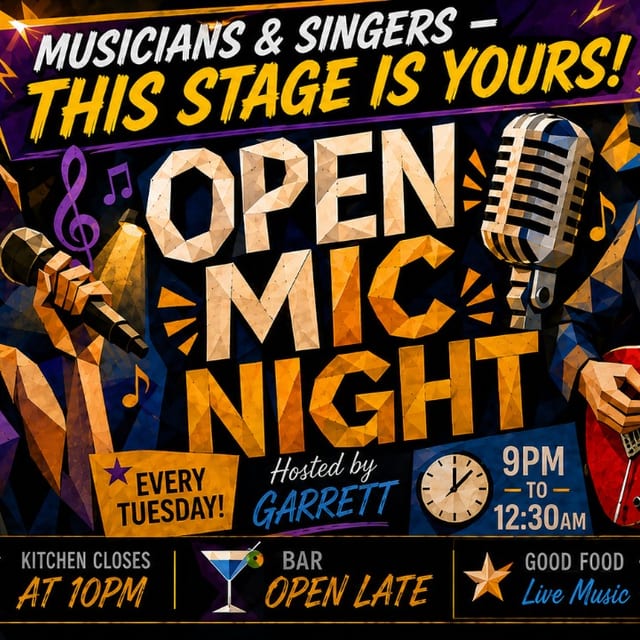 Open Mic hosted by Garrett