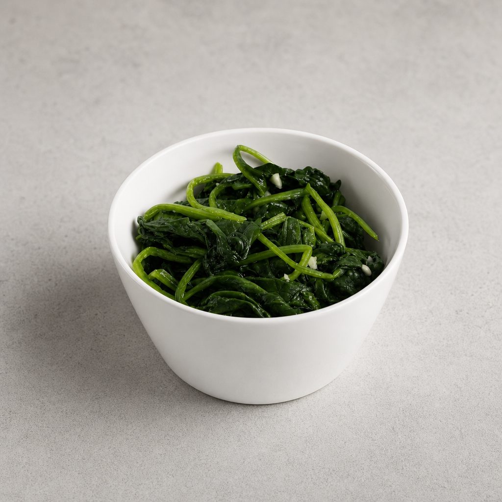 Sautéed Spinach.