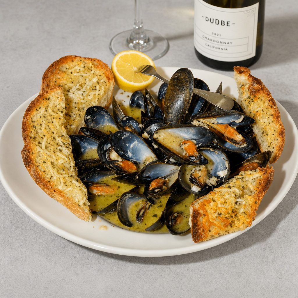 P.E.I. Mussels.