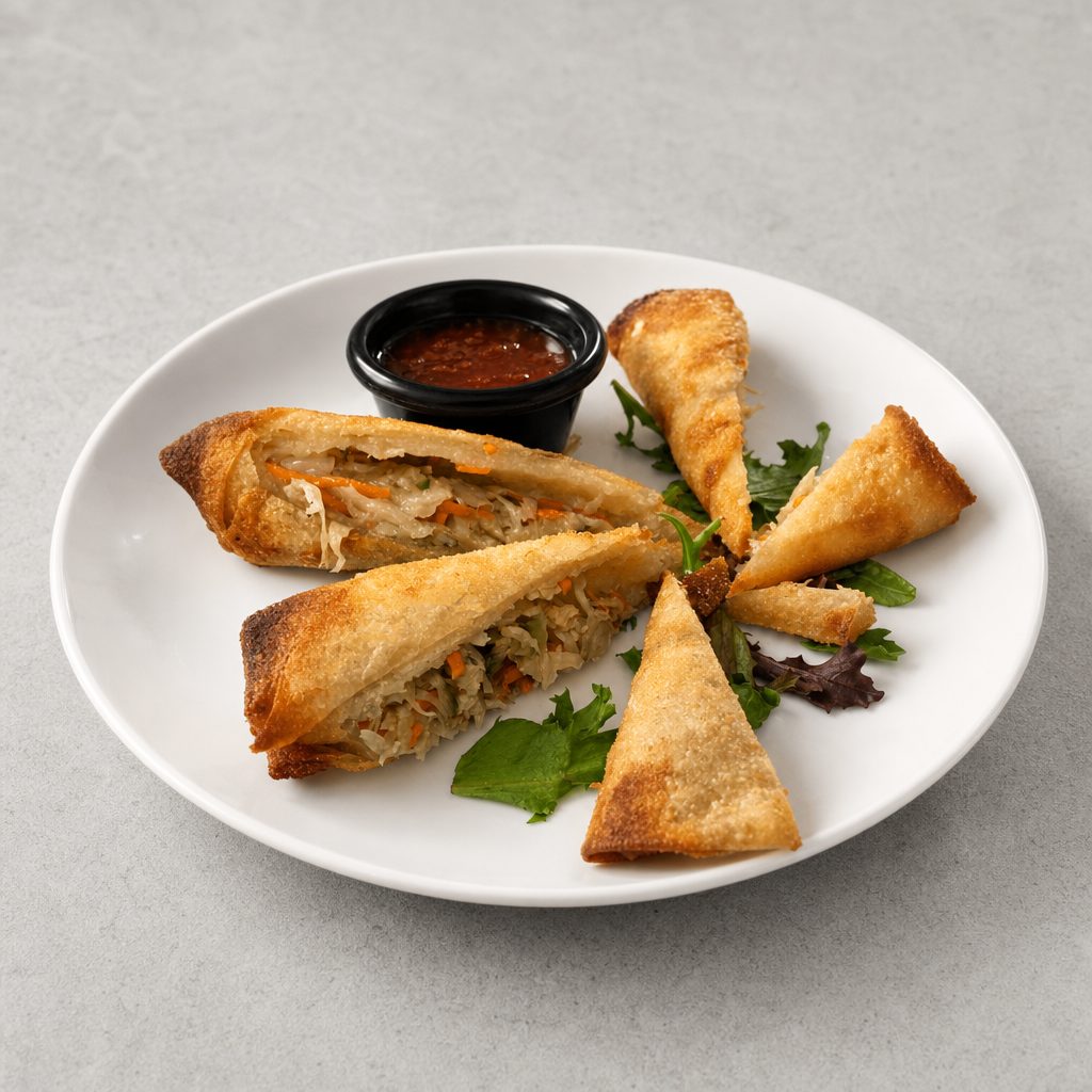 Thai Vegetable Spring Rolls.