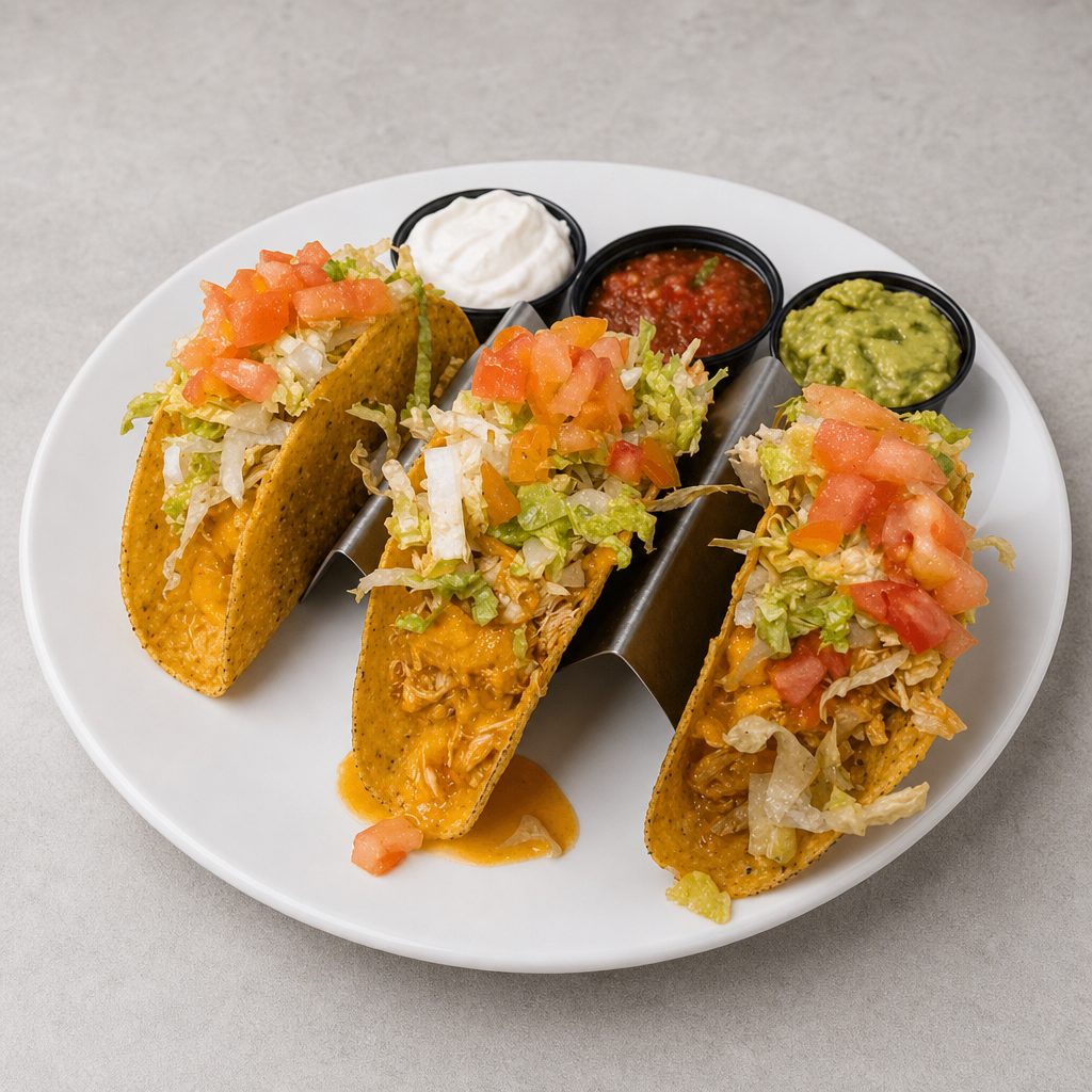 Spicy Chicken Tacos.